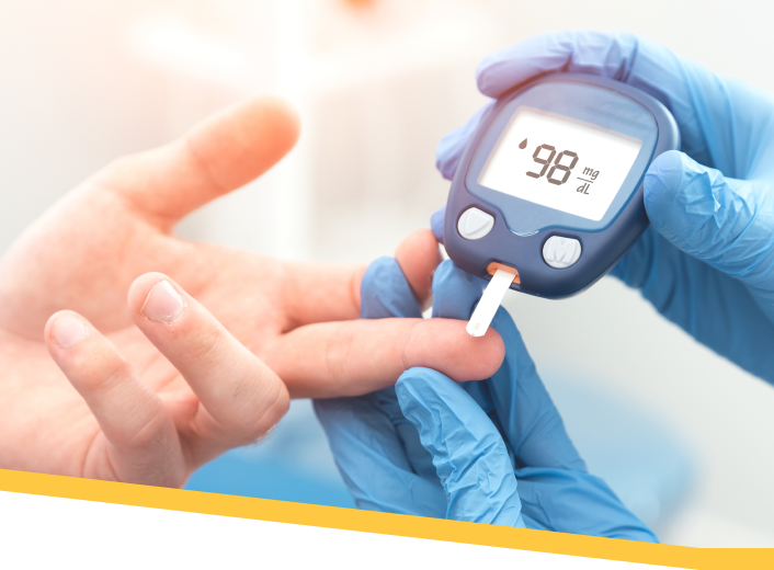 糖尿病との闘いの様子